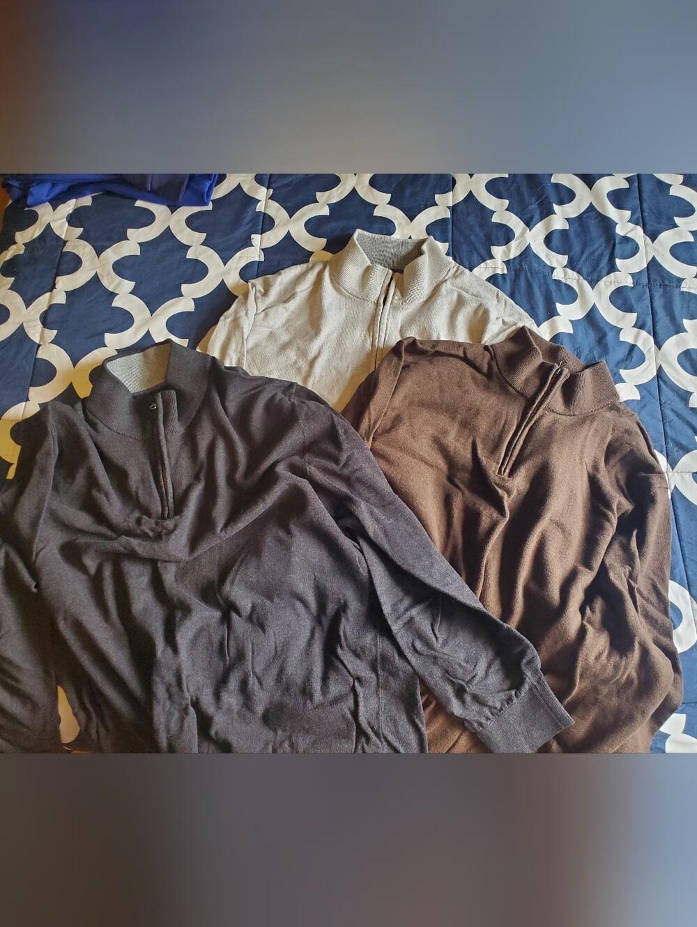 Denver Hayes 1/4 Zip Sweaters XXL Lot